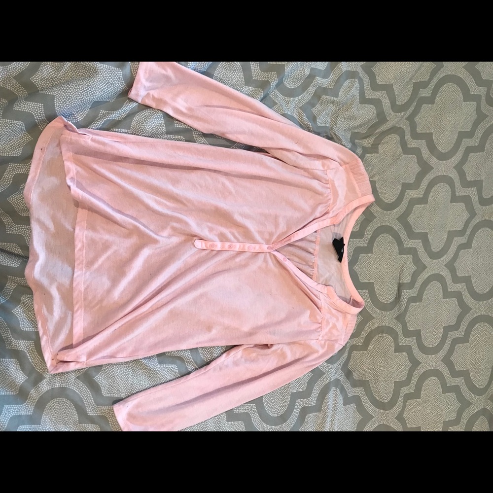 soft pink H&M blouse